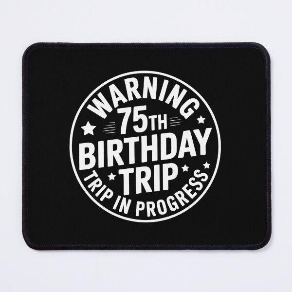 Item preview, Warning: 75th Birthday Sign designed and sold by jkrphoto.