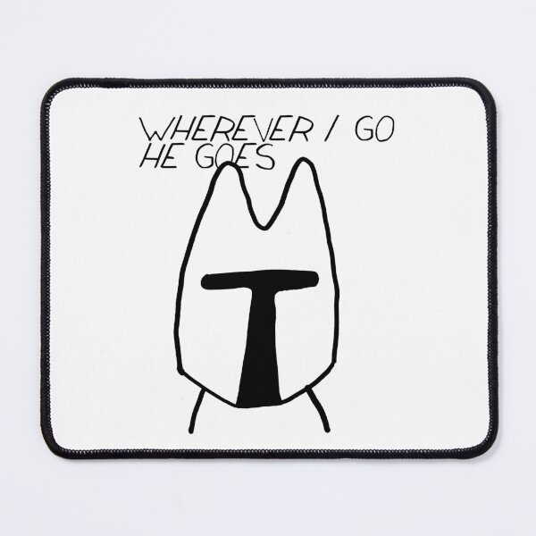 Item preview, FeltTipCat - Wherever I Go, He Goes designed and sold by felttipcat.