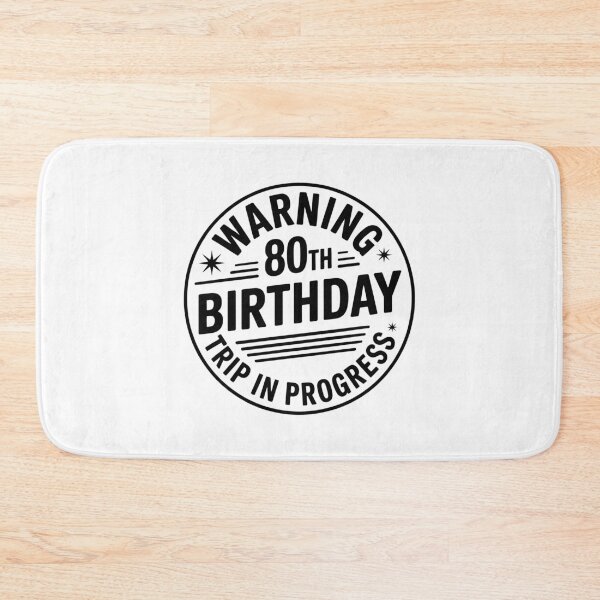 Item preview, Warning: 80th Birthday Sign designed and sold by jkrphoto.