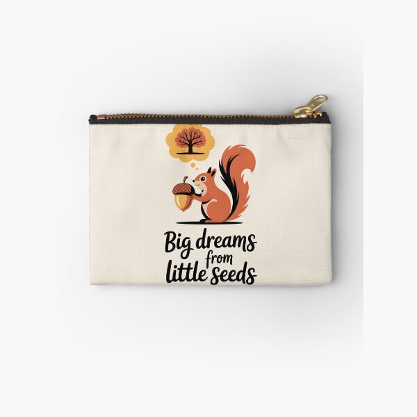 Item preview, Big Dreams from Little Seeds – Minimalist Squirrel Memory Art Print designed and sold by Montodesign.