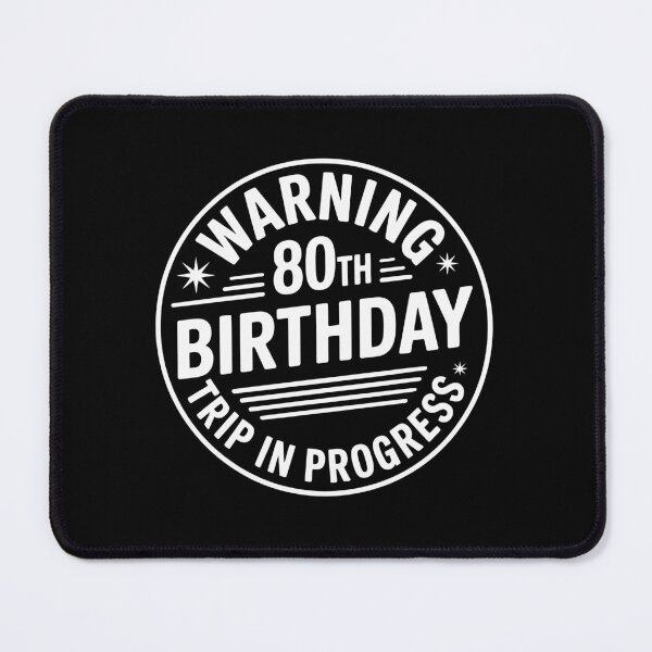 Item preview, Warning: 80th Birthday Sign designed and sold by jkrphoto.