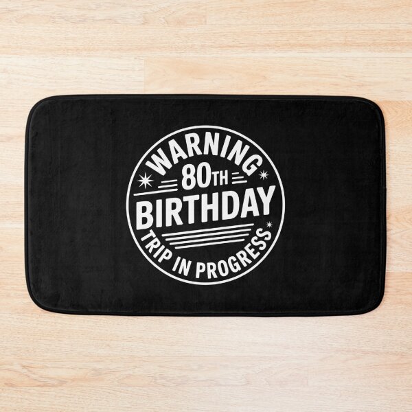 Item preview, Warning: 80th Birthday Sign designed and sold by jkrphoto.