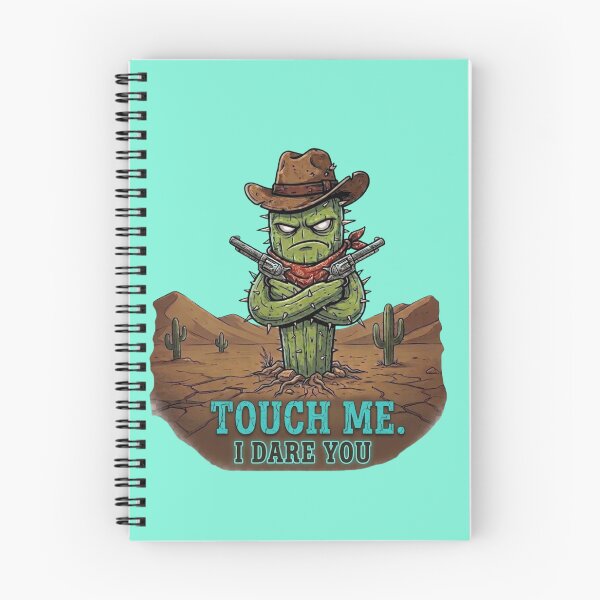Item preview, Touch Me I Dare You – Funny Western Cactus Design, Cowboy Humor designed and sold by Anyshca.