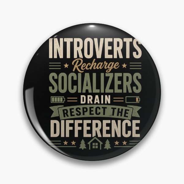 Item preview, Introverts Recharge Socializers Drain Design designed and sold by Kupeliemre.