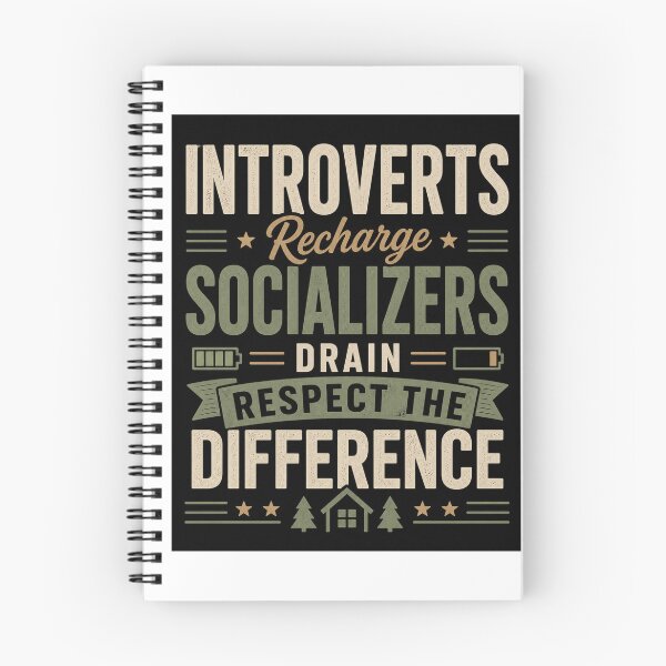 Item preview, Introverts Recharge Socializers Drain Design designed and sold by Kupeliemre.