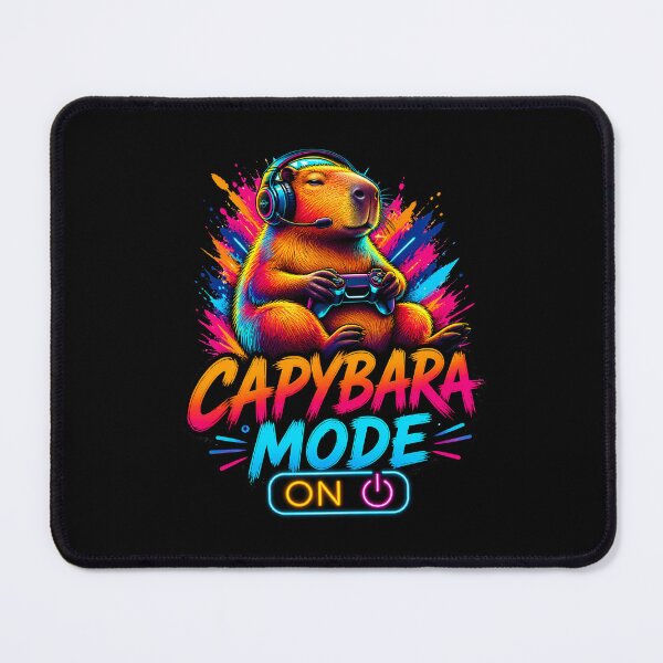 Item preview, Capybara Mode On Gamer Capybara designed and sold by JesterKrewArt.
