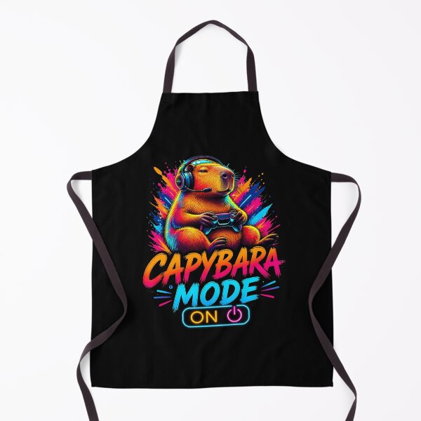 Item preview, Capybara Mode On Gamer Capybara designed and sold by JesterKrewArt.
