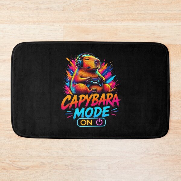 Item preview, Capybara Mode On Gamer Capybara designed and sold by JesterKrewArt.