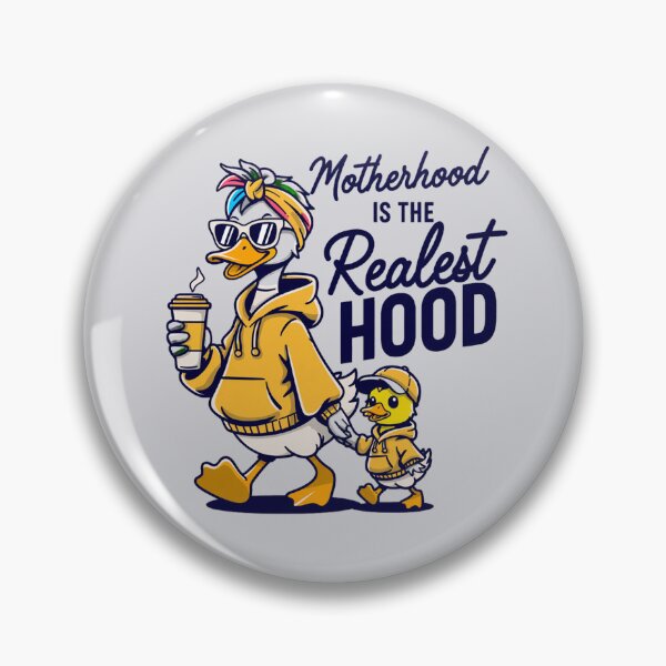 Item preview, Motherhood Is The Realest Hood Mother’s Day Mother and Daughter Relationship designed and sold by MalwasBasket.