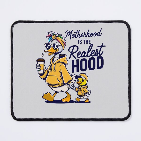 Item preview, Motherhood Is The Realest Hood Mother’s Day Mother and Daughter Relationship designed and sold by MalwasBasket.