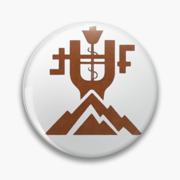 Item preview, Fur Tribe Symbol Sticker – Darfur Mountain Emblem, African Heritage Sign, Minimal Tribal Identity Design designed and sold by Rooted Culture.