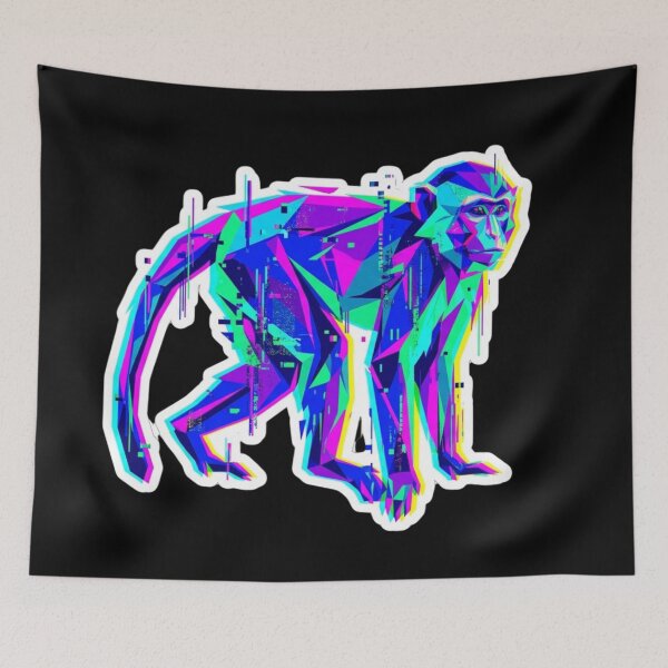 Item preview, Geometric Monochrome Full Body – Modern Sticker for Laptops and Skaters designed and sold by bsbd-action.