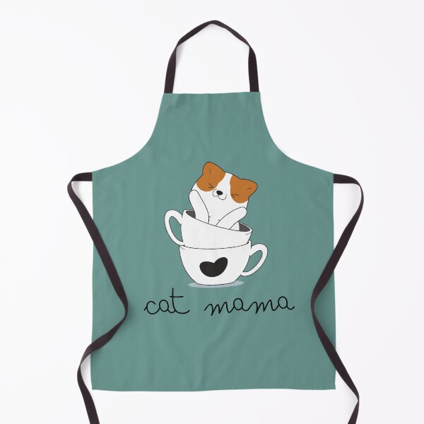 Artikelvorschau, Cat Mama – Cute Cat in Coffee Cup | Funny Cat Lover Gift entworfen und verkauft von gluxdesing.