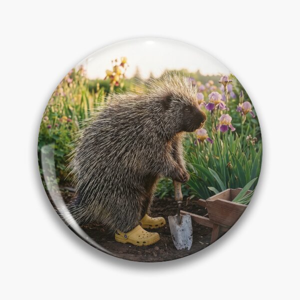 Item preview, Porcupine Gardener Gathers Her Prize-Winning Irises designed and sold by Tridentulus.