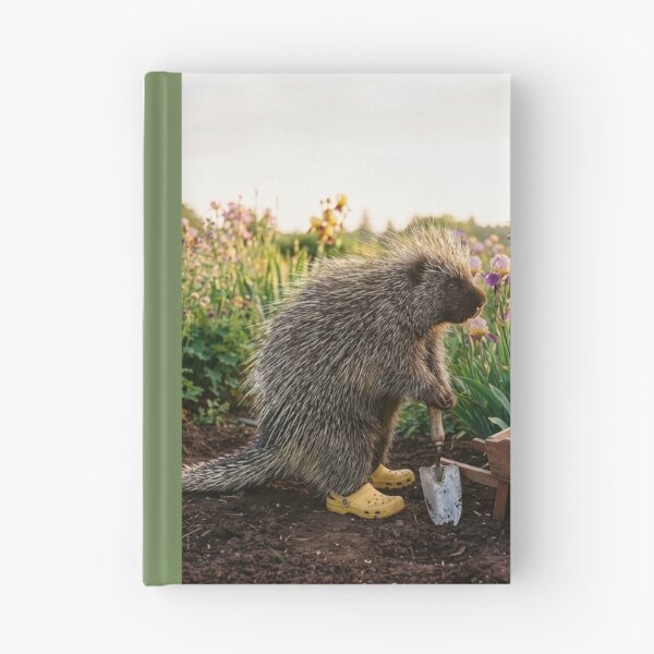 Item preview, Porcupine Gardener Gathers Her Prize-Winning Irises designed and sold by Tridentulus.