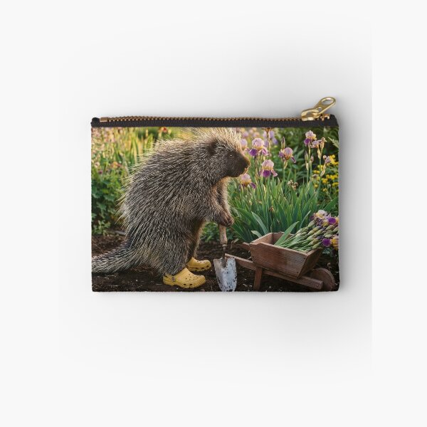 Item preview, Porcupine Gardener Gathers Her Prize-Winning Irises designed and sold by Tridentulus.