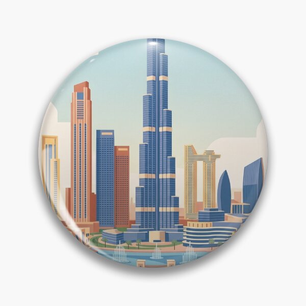 Item preview, Dubai vintage travel memory poster designed and sold by EF-ZEE.