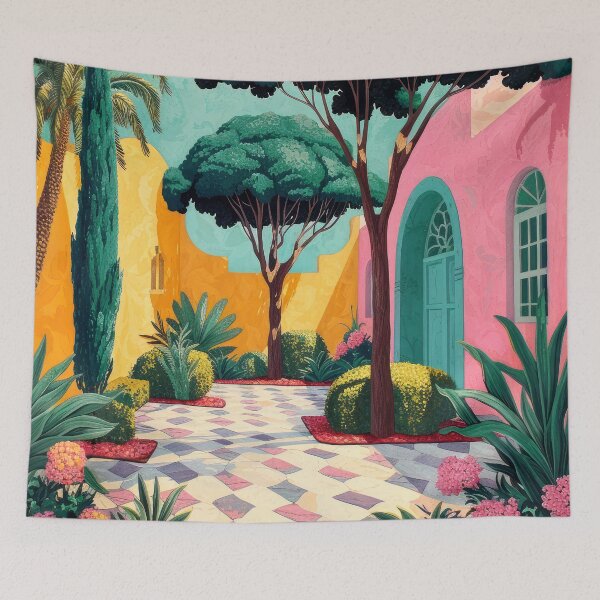 Item preview, Marrakesh, Morocco Garden Home And Patio Digital Art designed and sold by DEC02.