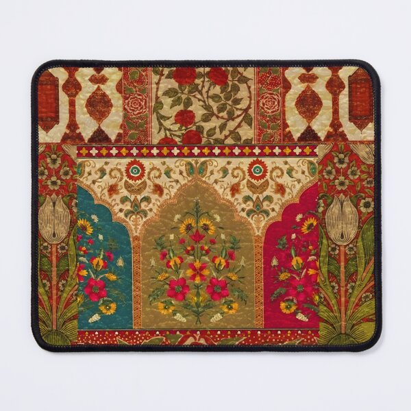 Item preview, Persian Palace Floral Ornamental Pattern designed and sold by Peac7e.