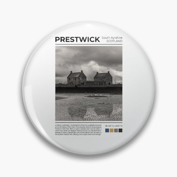 Item preview, Fine Art Photography: Prestwick, South Ayrshire - Historic Stone Cottages designed and sold by Loom on the Loch.