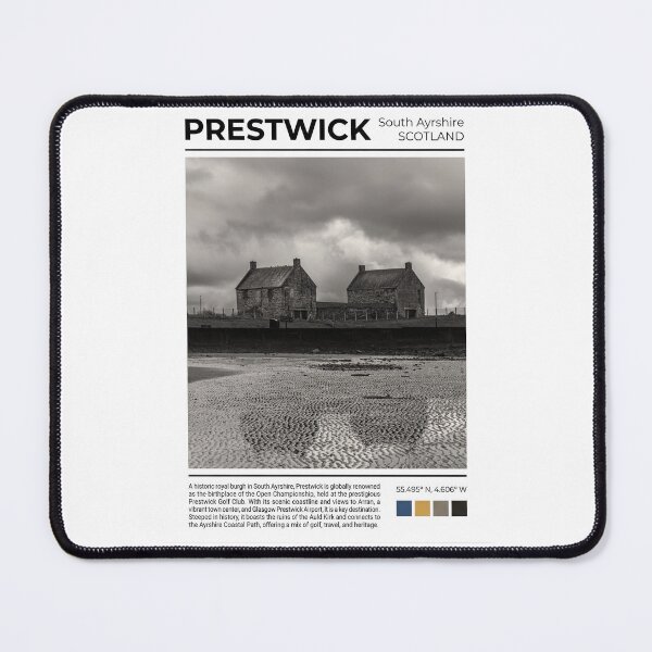 Item preview, Fine Art Photography: Prestwick, South Ayrshire - Historic Stone Cottages designed and sold by Loom on the Loch.