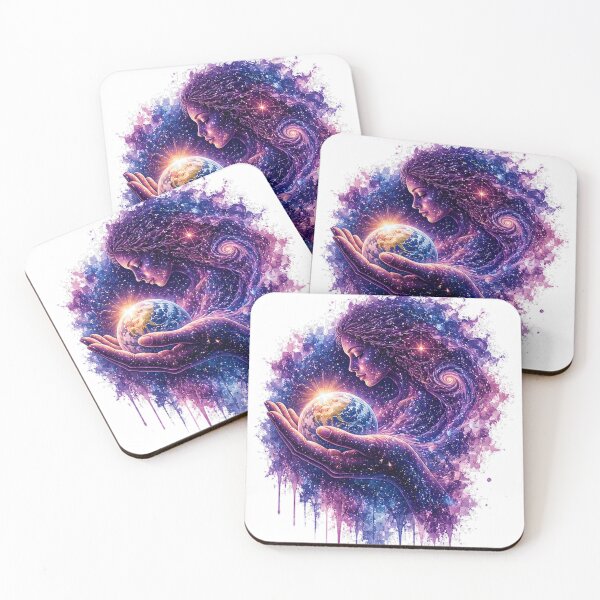 Item preview, Cosmic Mother Hand Holding Earth designed and sold by NeuroPrints.
