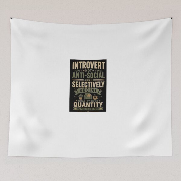 Item preview, Introvert Selectively Social Peace Comes First designed and sold by Kupeliemre.