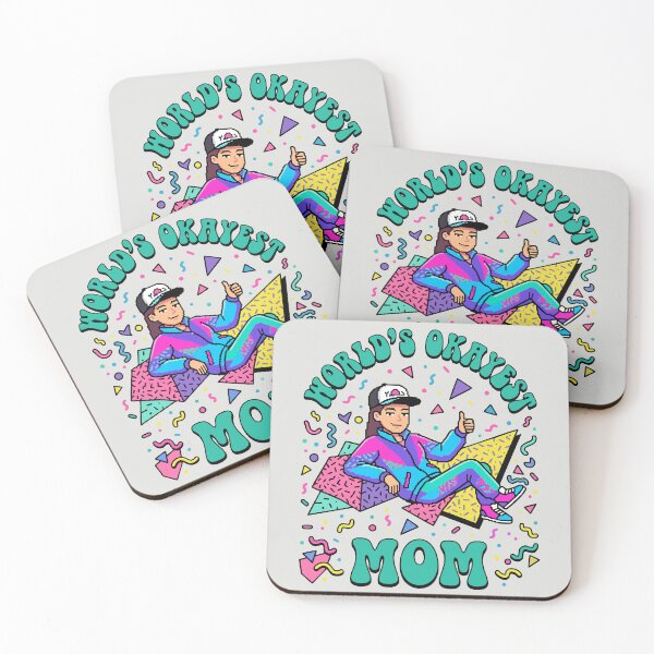 Item preview, Worlds Okayest Mom 90s Retro Pixel designed and sold by DigitalGlade.