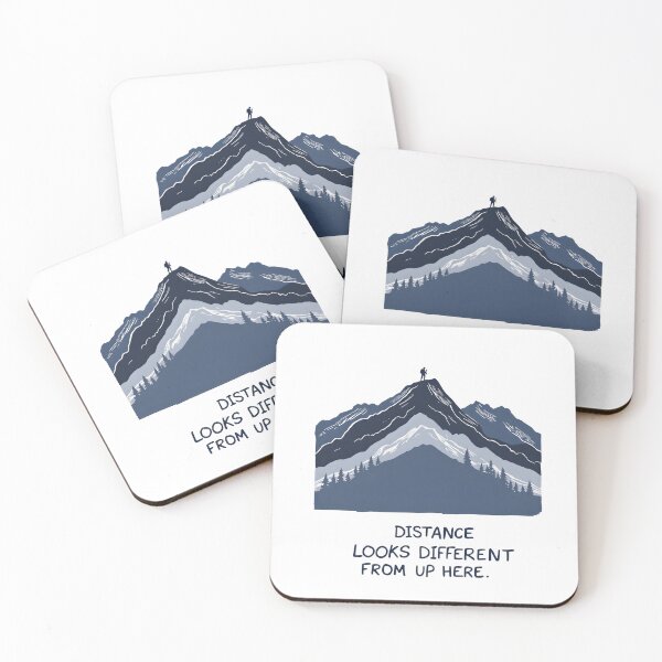 Item preview, Distance Looks Different From Up Here Hiker designed and sold by NorthingShop.