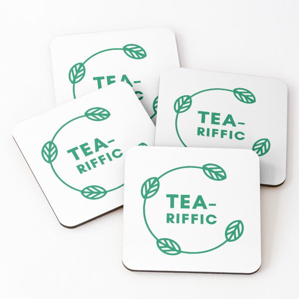 Item preview, Tea-riffic Matcha Quote Botanical Wreath Typography designed and sold by LekkieStudioArt.
