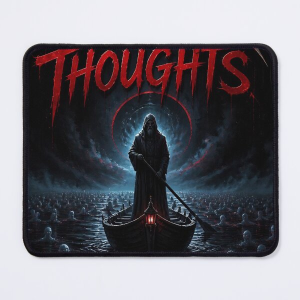 Item preview, Stuck With My Thoughts Shirt – Dark Charon Mythology Overthinking Design designed and sold by ArtisElec.