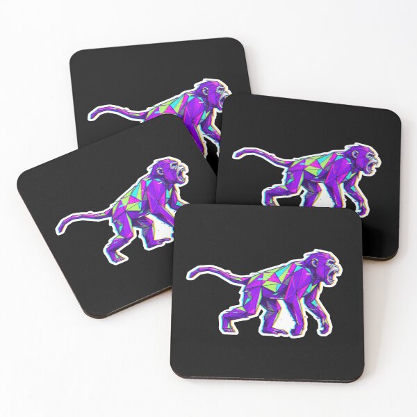Item preview, Dynamic Primate in Motion – Mobile Phone Case and Glitch Art Sticker designed and sold by bsbd-action.
