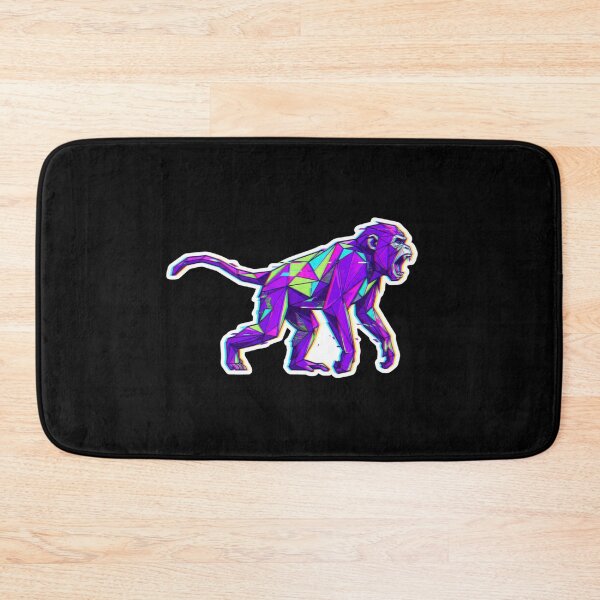 Item preview, Dynamic Primate in Motion – Mobile Phone Case and Glitch Art Sticker designed and sold by bsbd-action.