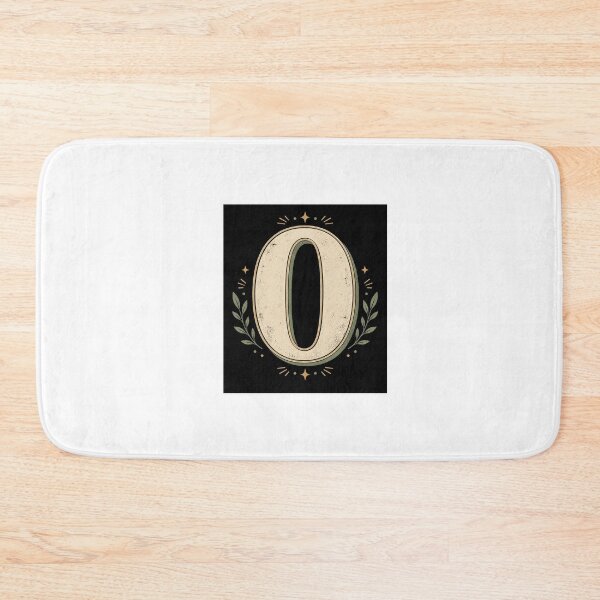Item preview, Retro Number Zero Minimalist Graphic Design designed and sold by Kupeliemre.