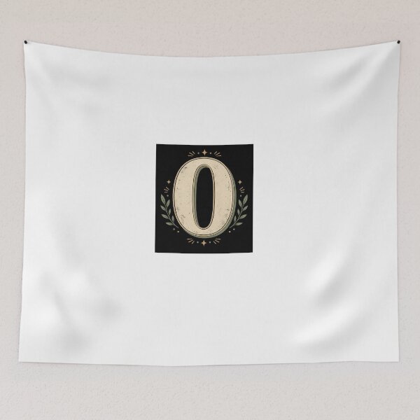 Item preview, Retro Number Zero Minimalist Graphic Design designed and sold by Kupeliemre.