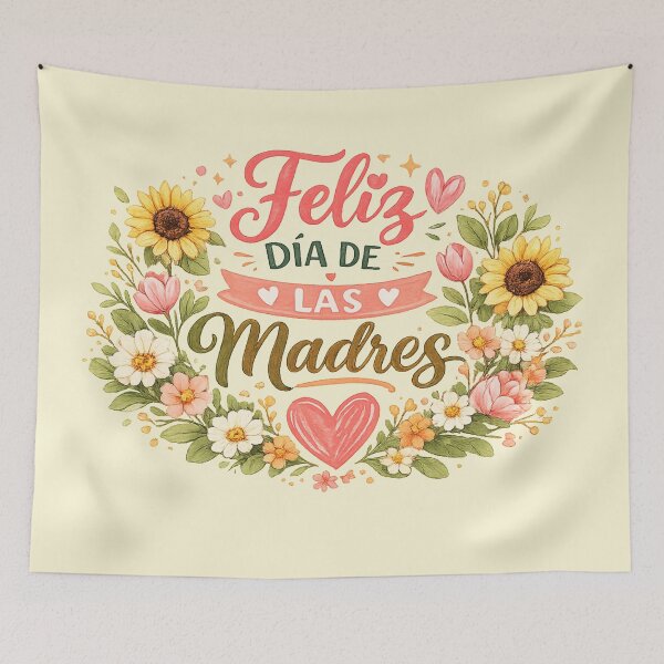 Item preview, Feliz Día de las Madres Sunflower Floral designed and sold by HOPPER420.