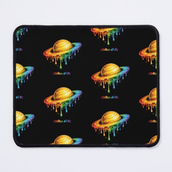Item preview, Pride | Rainbow Melt Saturn – Dripping Planet Art designed and sold by Charco.Store – Bold Expressive Graphics & Alt Streetwear Art.