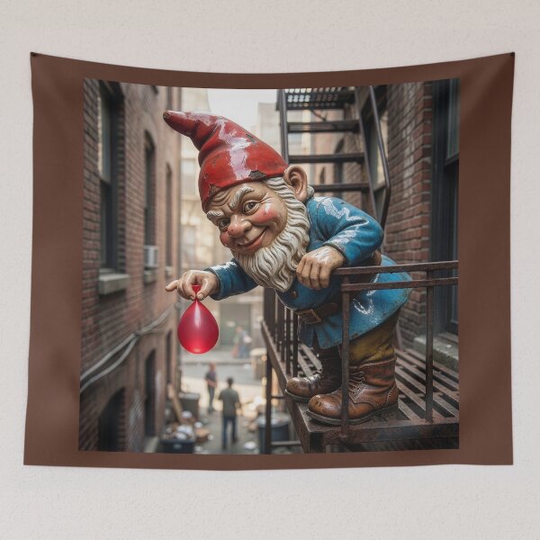 Item preview, Errant Gnome Plays Pranks on Unsuspecting New Yorkers designed and sold by Tridentulus.