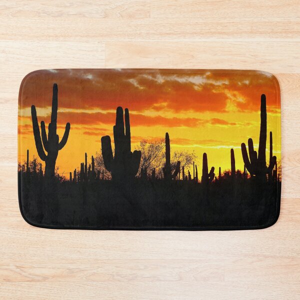 Item preview, Breathtaking Saguaro Cacti Sunset designed and sold by simonjayphotos.