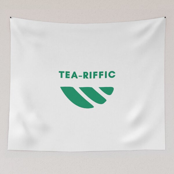 Item preview, Tea-riffic Minimalist Abstract Typography designed and sold by LekkieStudioArt.