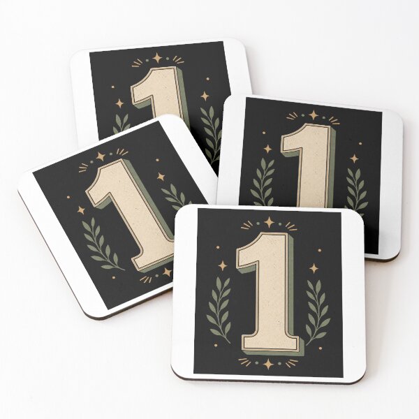 Item preview, Retro Number One Minimalist Graphic Design designed and sold by Kupeliemre.