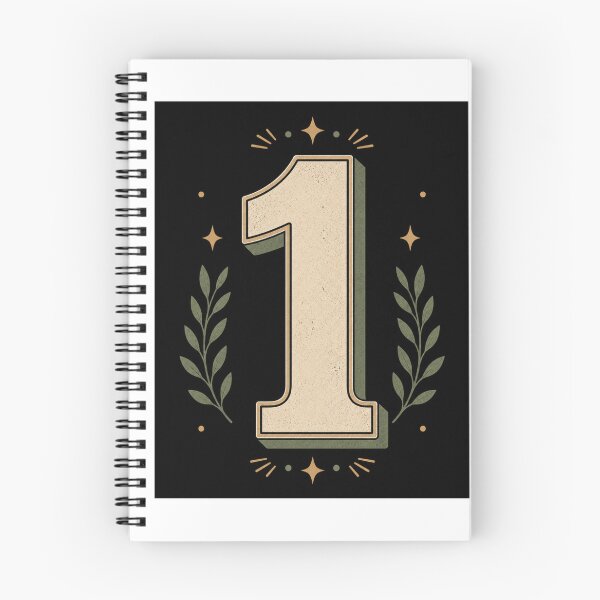 Item preview, Retro Number One Minimalist Graphic Design designed and sold by Kupeliemre.