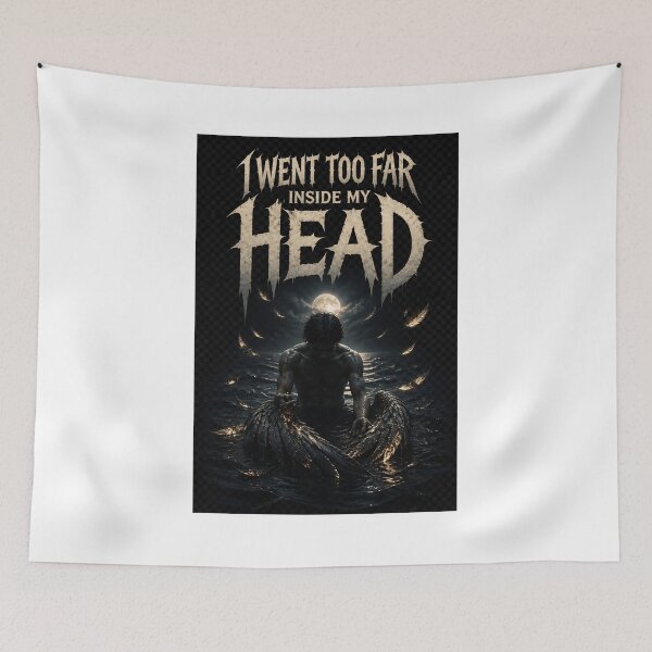 Item preview, I Went Too Far Inside My Head Shirt – Dark Icarus Mythology Design designed and sold by ArtisElec.
