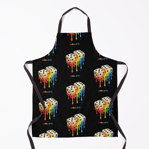 Item preview, Pride | Rainbow Melt Dice – Lucky Chance Art designed and sold by Charco.Store – Bold Expressive Graphics & Alt Streetwear Art.