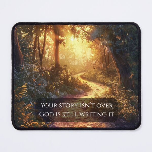 Item preview, Your Story Isn’t Over — God Is Still Writing It | Christian Wall Art designed and sold by DivineWordsArt.