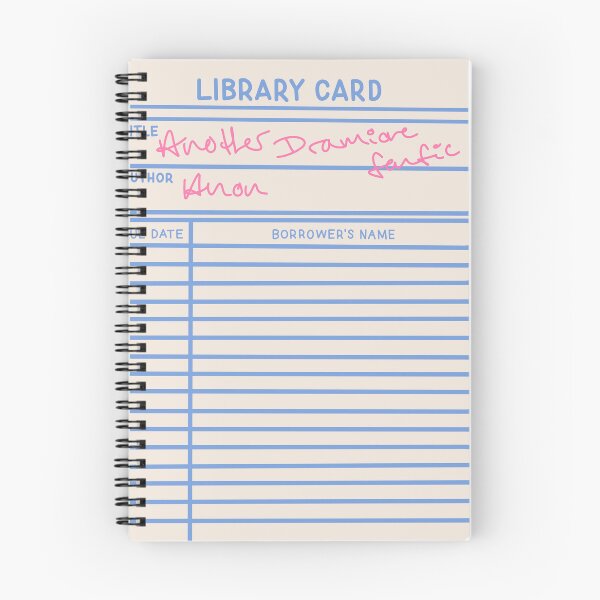 Item preview, Vintage Library Checkout Card, Another Dramione Fanfic designed and sold by Moss and Myth.
