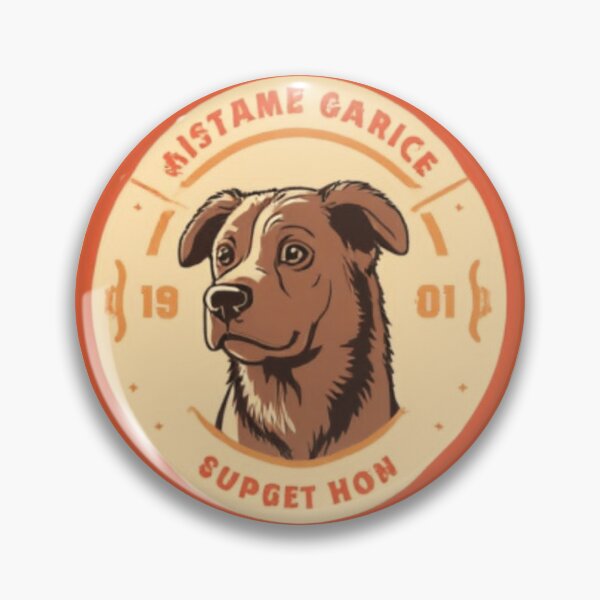 Item preview, Vintage Retro Dog Badge T-Shirt — Classic Dog Lover Gift, Funny Retro Pet Tee, Old School Dog Owner Shirt designed and sold by Pochininki.