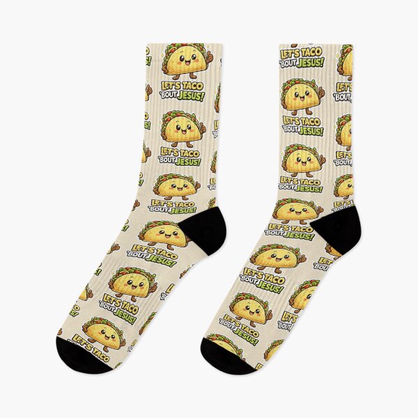 Item preview, Let’s Taco ‘bout Jesus Cinco de Mayo Taco Tuesday t-shirt designed and sold by FTLOG.