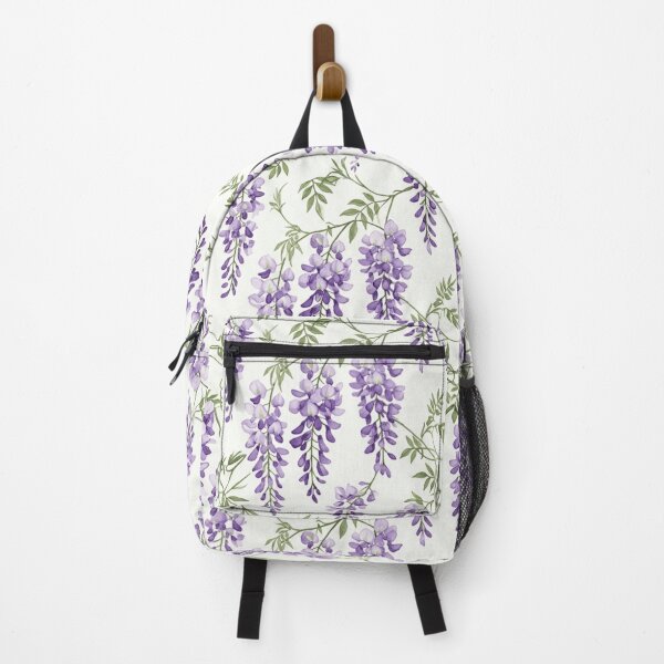 Item preview, Wisteria Cascade Watercolor Purple Floral Seamless Pattern designed and sold by Inkworksbyshery.