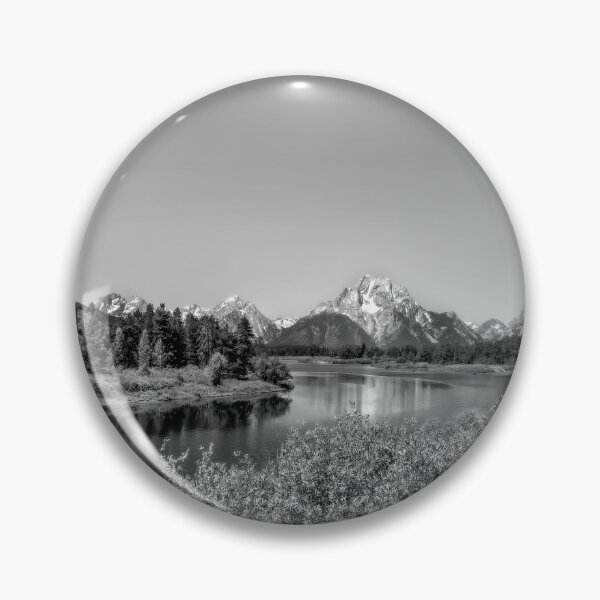 Item preview, Oxbow Bend, Grand Tetons National Park In Black and White designed and sold by Kay Brewer.